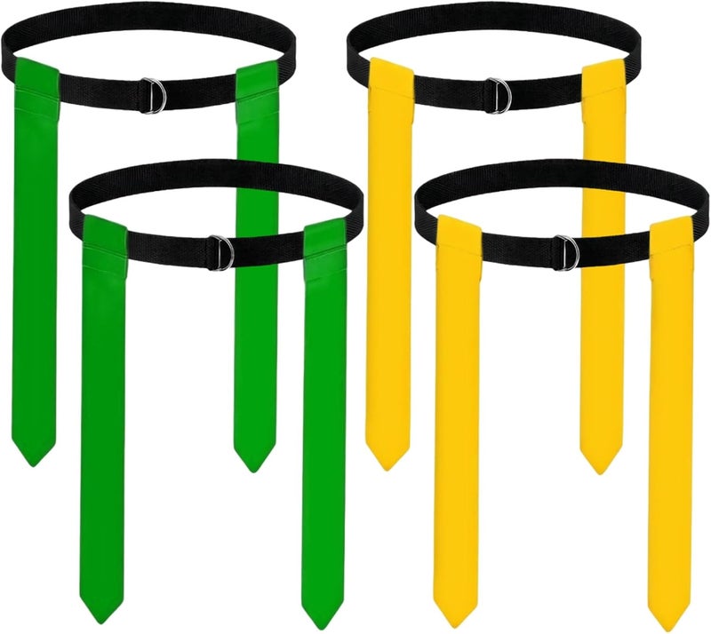 HAPNEWEY Flag Football Belts Set - Dual Color Flag Belts - Image 1